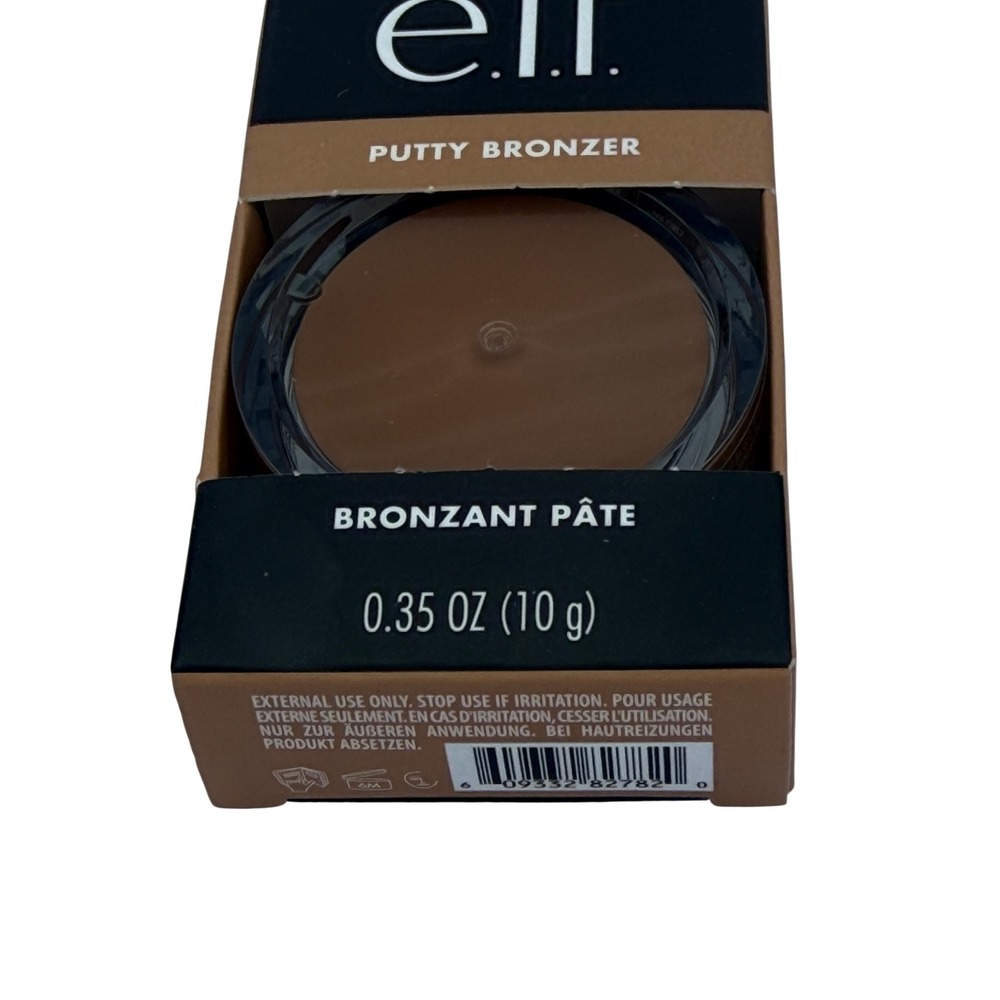 ELF Putty Bronzer Tan Lines 82782 Cream to Powder Argan Oil Vitamin E 0.35oz NEW - Picture 2 of 5
